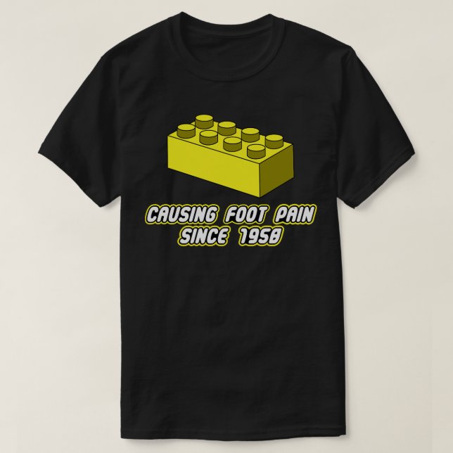 T-shirt Douleur au pied (Design devant)