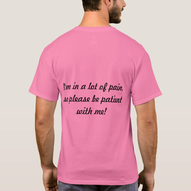 T shirt Douleur de T Chemise Fibromyalgie Zazzle.ca