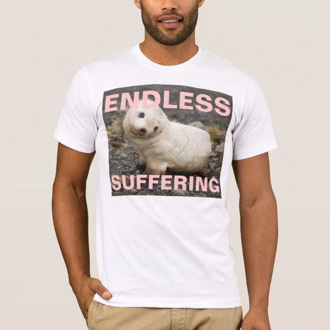 T-shirt douleur sans fin (Devant)