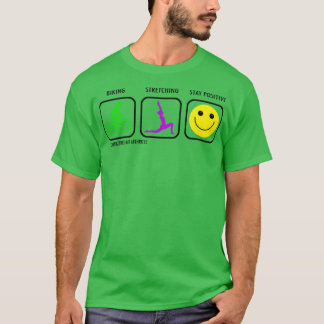T-shirt Douleur sans ostéoarthrite Cyclisme Étirement Yoga