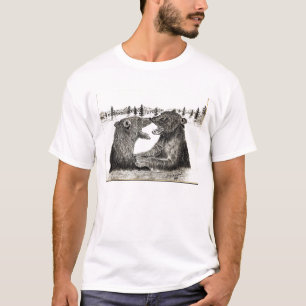 T-shirt d'ours gris