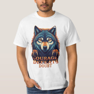 T-shirt Doute sur les défauts de courage