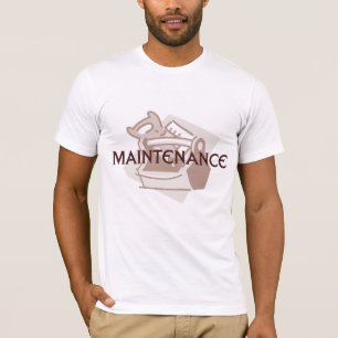T-shirt d'ouvrier chargé de l'entretien