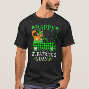 T-shirt Doux Chat de Camion à Carreaux Buffalo Vert St Pat