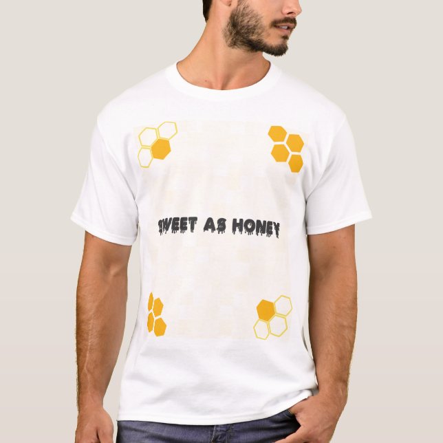 T-shirt doux comme du miel (Devant)