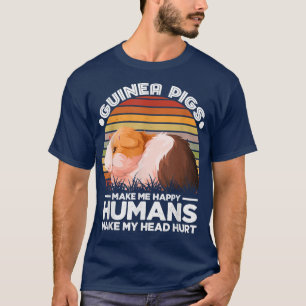 T-shirt Doux et drôle Guinéen Cochon mignon animal de comp