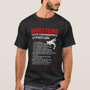T-shirt Douze commandements de la lutte Saison de combat S
