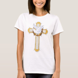 T-shirt Dove et Croix