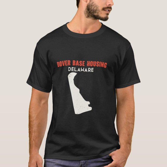 T-shirt Dover Base Housing Delaware USA State America (Devant)