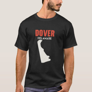 T-shirt Dover Delaware USA State America Travel Delawarean