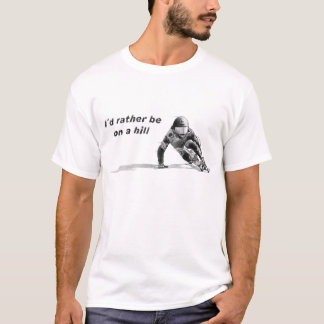 T-shirt Downhiill dessinant I´d soit plutôt sur une