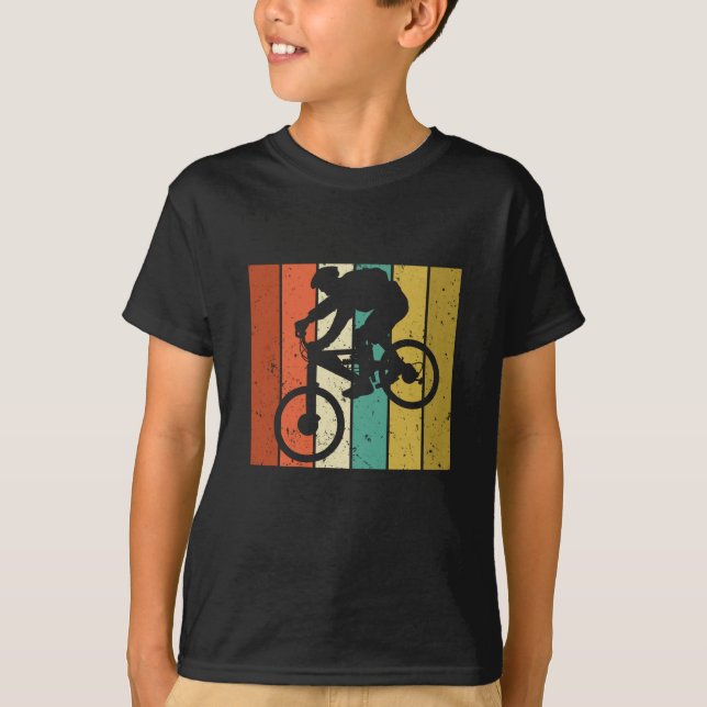 T-shirt Downhill Mountain Biker Bike MTB Drôle cadeau (Devant)