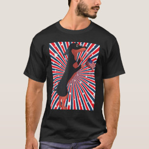 T-shirt Doxie Independence Day Cute Dachshund Wiener Dog