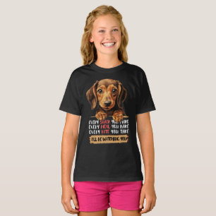 T-shirt Doxie - Je te regarderai