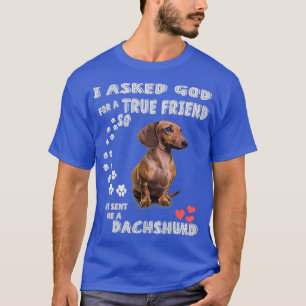 T-shirt Doxie Puppy Wiener Weenie Chien Maman Papa Miniatu