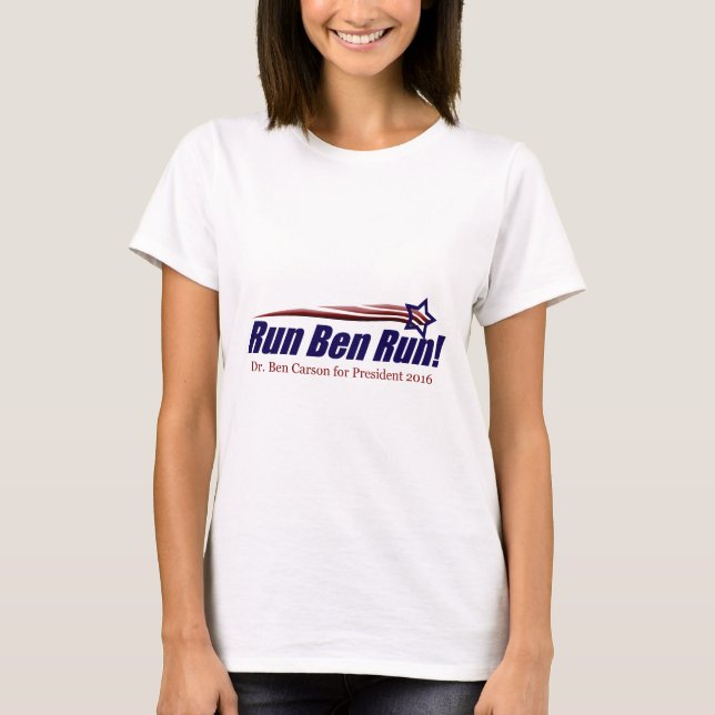 T-shirt Dr. Ben Carson pour le président (Devant)