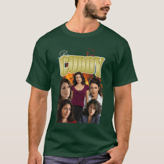 T-shirt Dr Cuddy House MD flammes design vintage