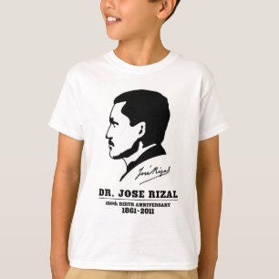 T-shirt Dr Jose Rizal @ 150e anniversaire de naissance Sou