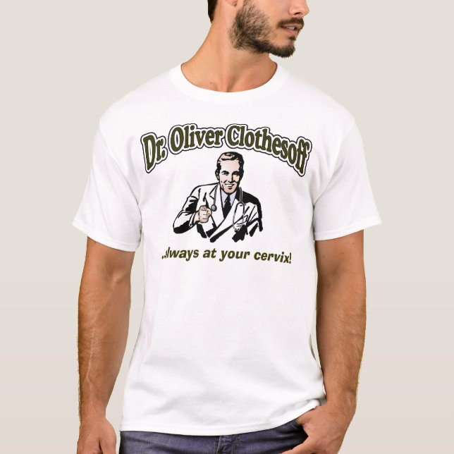 T-SHIRT DR. OLIVER CLOTHESOFF (Devant)
