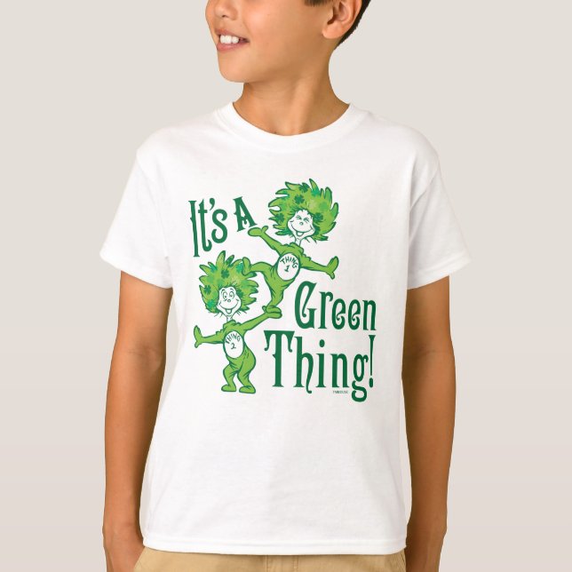 T-shirt Dr. Seuss | C'est une affaire verte ! (Devant)
