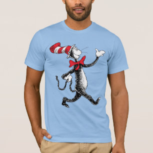 T-shirt Dr Seuss   Chat dans la marche des chats Casquette