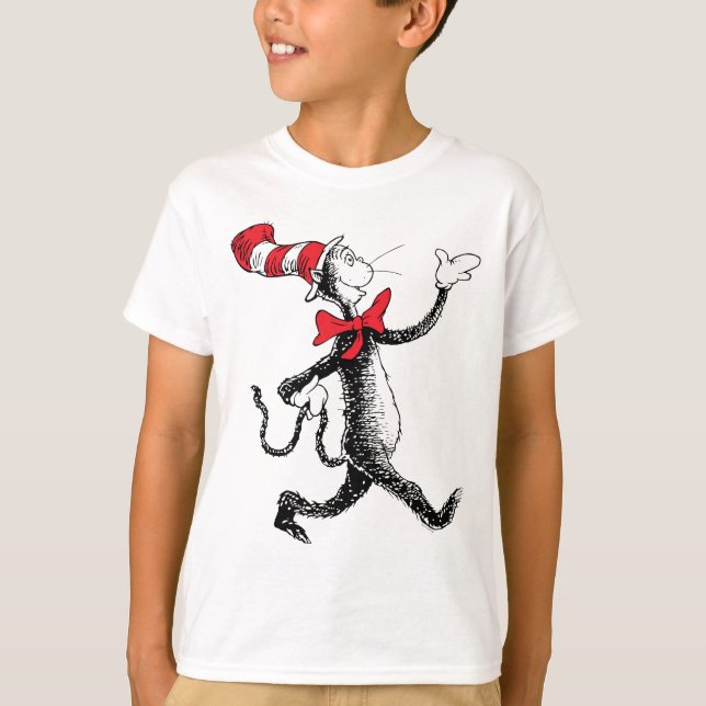T-shirt Dr Seuss | Chat dans la marche des chats Casquette (Devant)