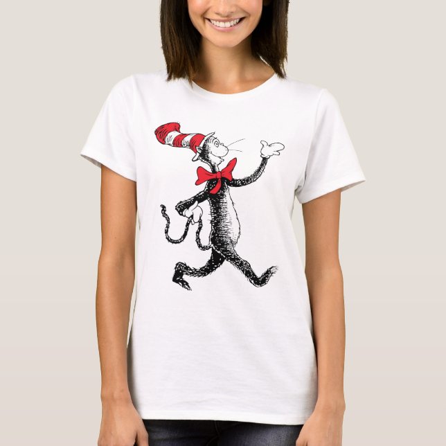 T-shirt Dr Seuss | Chat dans la marche des chats Casquette (Devant)