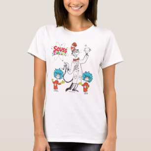 T-shirt Dr Seuss   Chat dans la science de la sécurité Cas