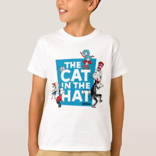 T-shirt Dr Seuss   Chat dans le logo du Casquette - Caract