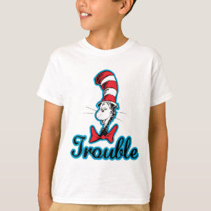 T-shirt Dr Seuss   Chat dans le problème du Casquette