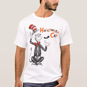T-shirt Dr Seuss Chat d'Halloween en Casquette