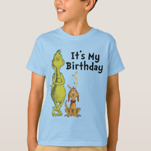T-shirt Dr. Seuss Grinch Anniversaire d'hiver