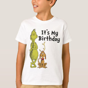 T-shirt Dr. Seuss   Grinch Hiver Anniversaire