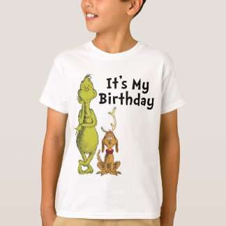 T-shirt Dr. Seuss | Grinch Hiver Anniversaire