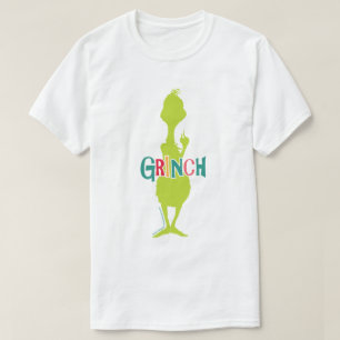 T-shirt Dr Seuss   Grinch - Silhouette verte
