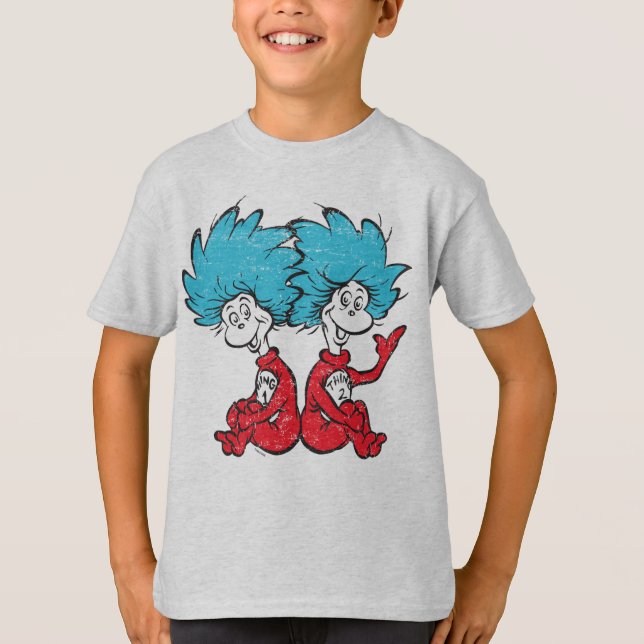 T-shirt Dr Seuss| Le Chat dans le Casquette - Chose 1, Cho (Devant)