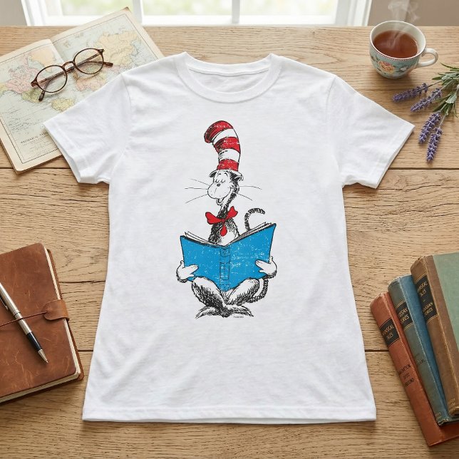 T-shirt Dr. Seuss | Le Chat dans le Chapeau - Lecture (Créateur téléchargé)