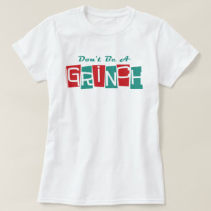 T-shirt Dr Seuss Ne soyez pas un Grinch