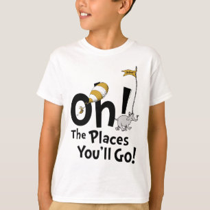 T-shirt Dr. Seuss Oh, The Places You'll Go! Rétro