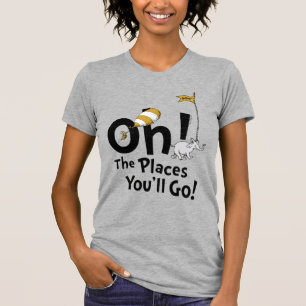 T-shirt Dr. Seuss Oh, The Places You'll Go! Rétro