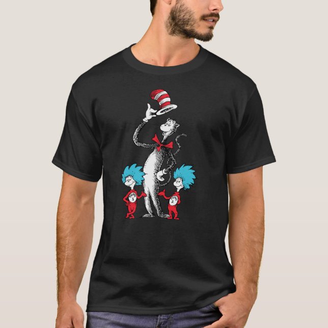 T-shirt Dr. Seuss The Cat and Things (Devant)