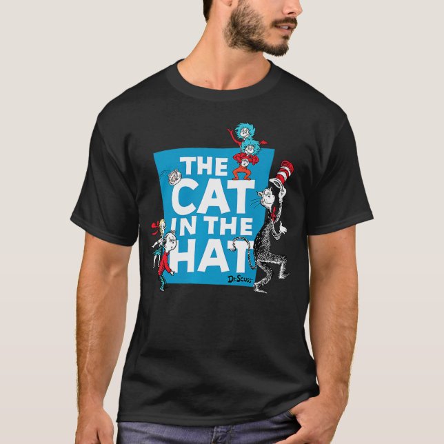 T-shirt Dr. Seuss The Cat in the Hat Characters (Devant)