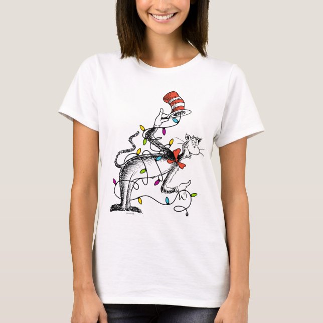 T-shirt Dr Seuss | The Grinch | Chat malicieux dans la Ha (Devant)