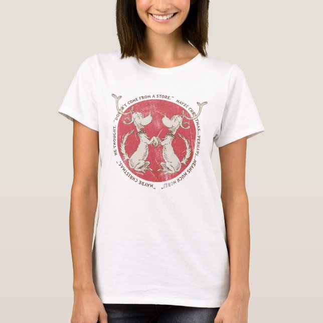 T-shirt Dr Seuss | The Grinch | Max - Citation de Noël (Devant)