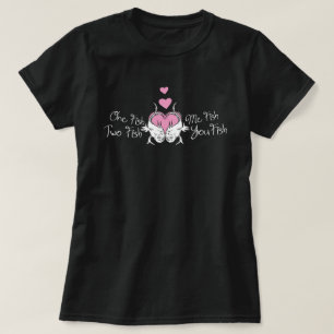 T-shirt Dr Seuss Valentine Un poisson deux poissons
