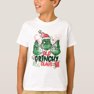 T-shirt Dr Seuss   Vieux Claus Grinch