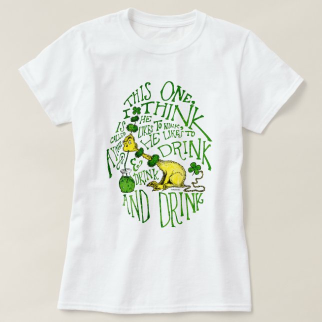 T-shirt Dr Seuss | Yink - Saint Patrick's Day (Design devant)