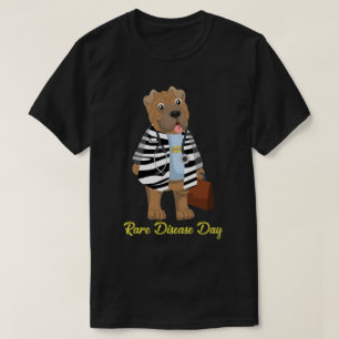 T-shirt Dr Sharpie Zebra Manteau Maladie rare Tee noire