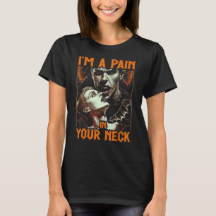T-shirt Dracula Est Une Douleur Dans Le Cou, Gothique Emo