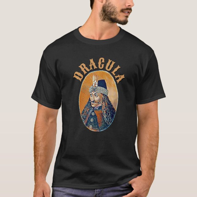 T-shirt Dracula Vlad L'Impaler - Vampire - Vlad Tepes Pr (Devant)
